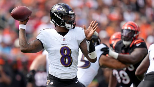 Baltimore Ravens quarterback Lamar Jackson